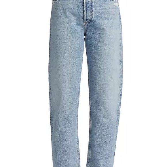 Agolde 90s pinch High Waisted Jeans raw hem - Picture 2 of 12